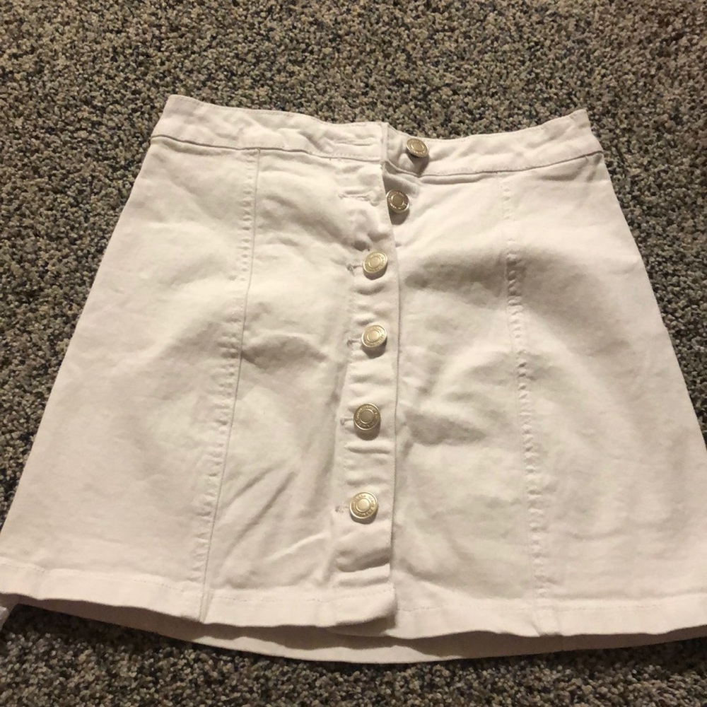 Button down skirt